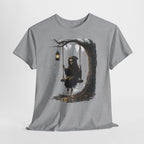 Grim Reaper on Swing T-Shirt — Gothic Lantern Tree Tee