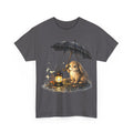 Bunny Lantern Tee — Cute Bunny with Umbrella & Lantern Graphic T-Shirt