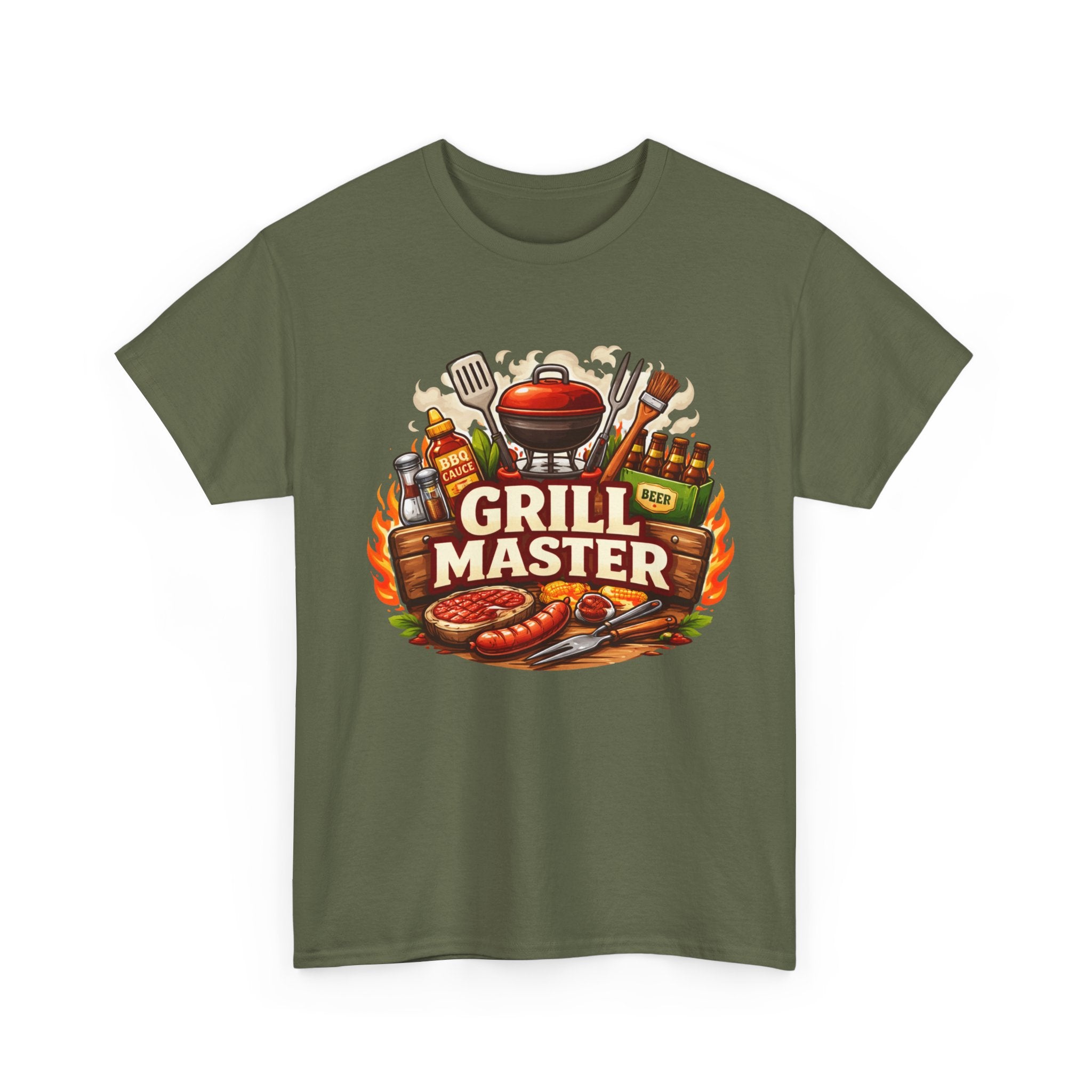 Grill Master T-Shirt — BBQ Dad & Pitmaster Tee