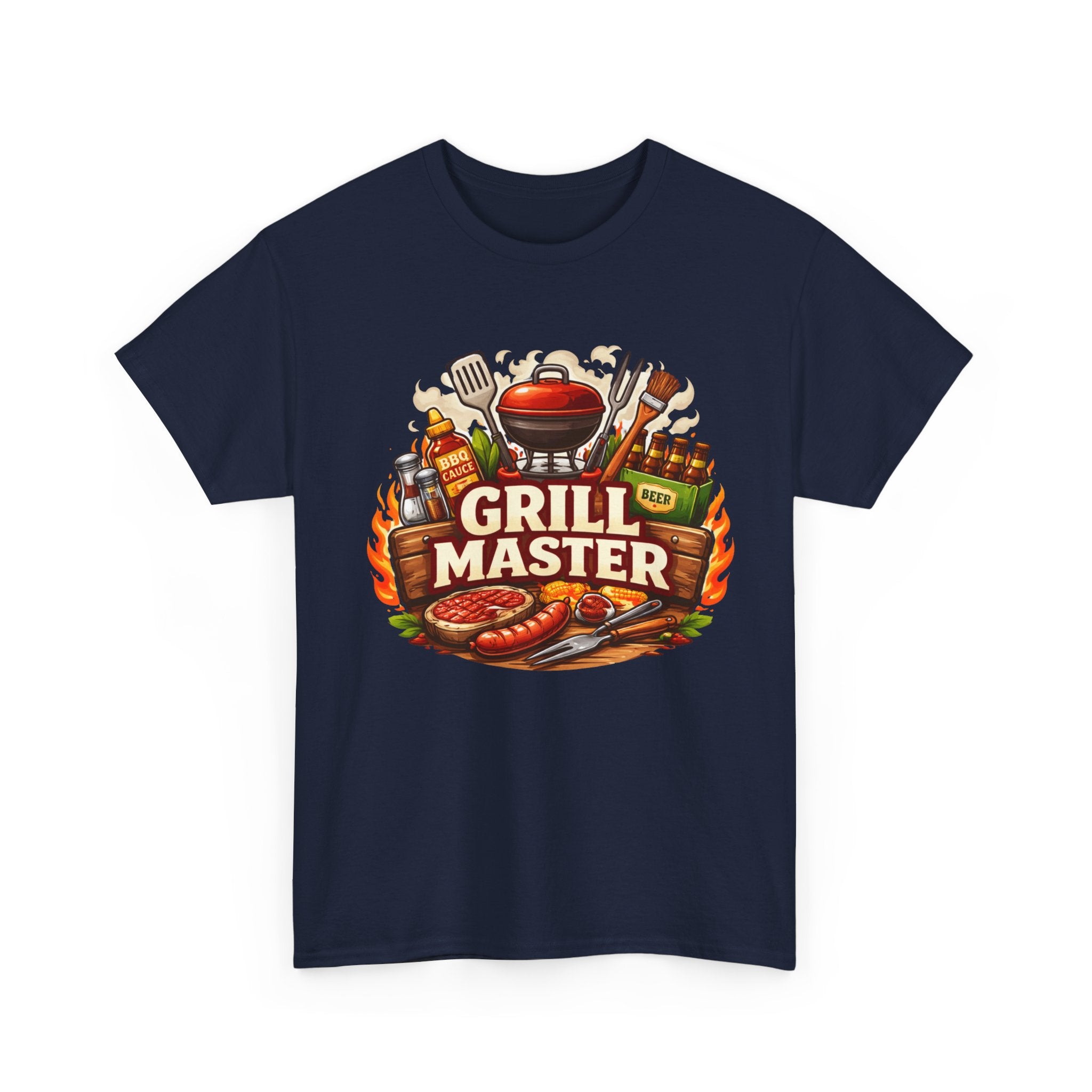 Grill Master T-Shirt — BBQ Dad & Pitmaster Tee