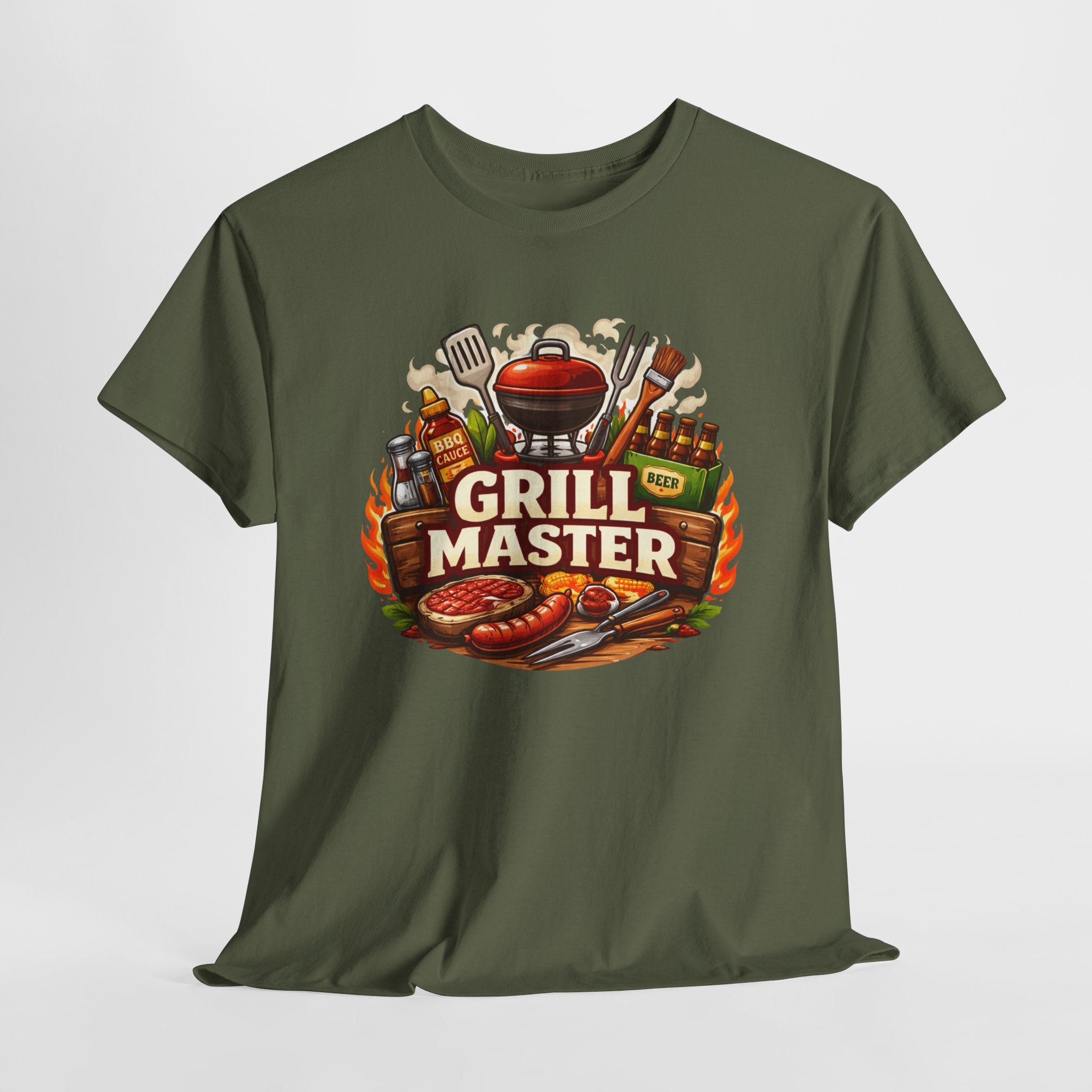 Grill Master T-Shirt — BBQ Dad & Pitmaster Tee