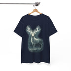 Mystic Stag Glow T-Shirt — Ethereal Deer Graphic Tee