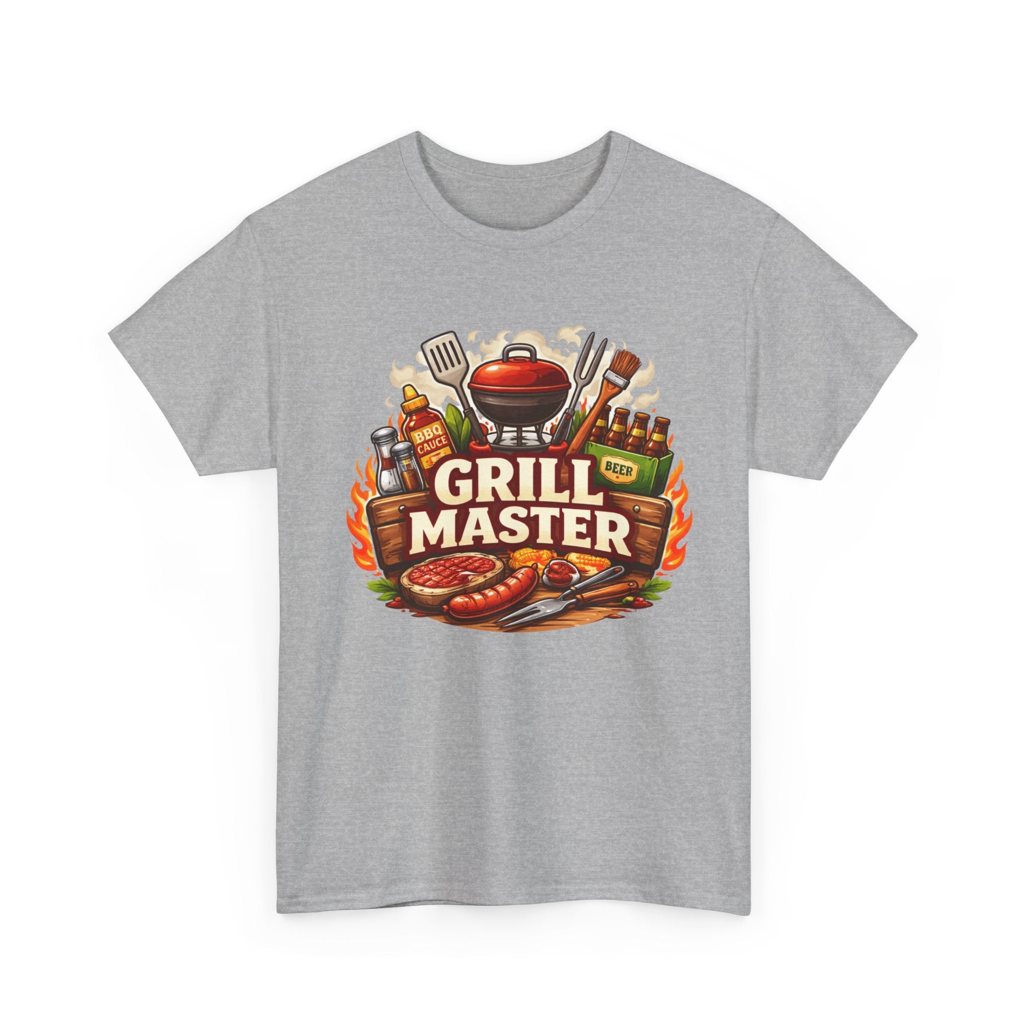 Grill Master T-Shirt — BBQ Dad & Pitmaster Tee