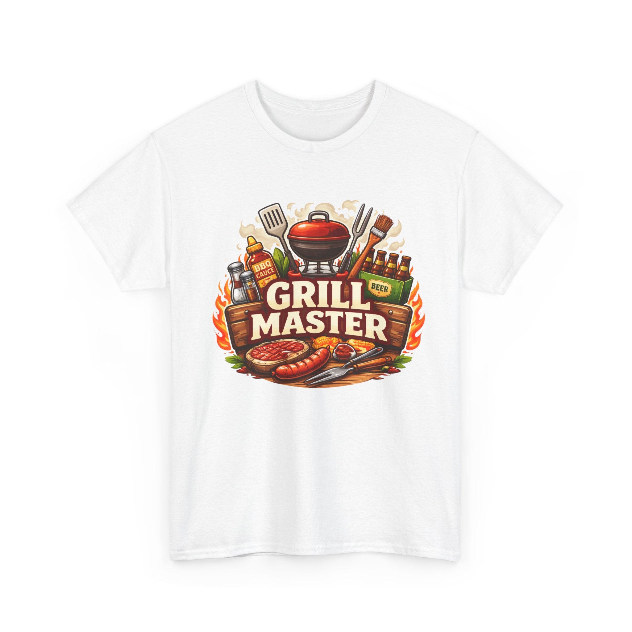 Grill Master T-Shirt — BBQ Dad & Pitmaster Tee