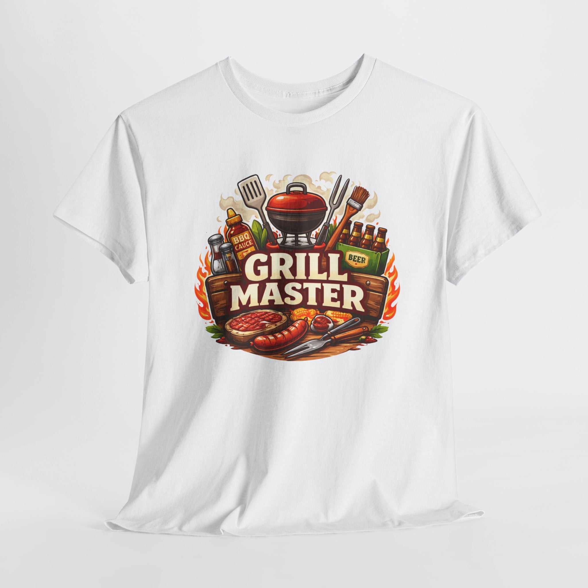 Grill Master T-Shirt — BBQ Dad & Pitmaster Tee