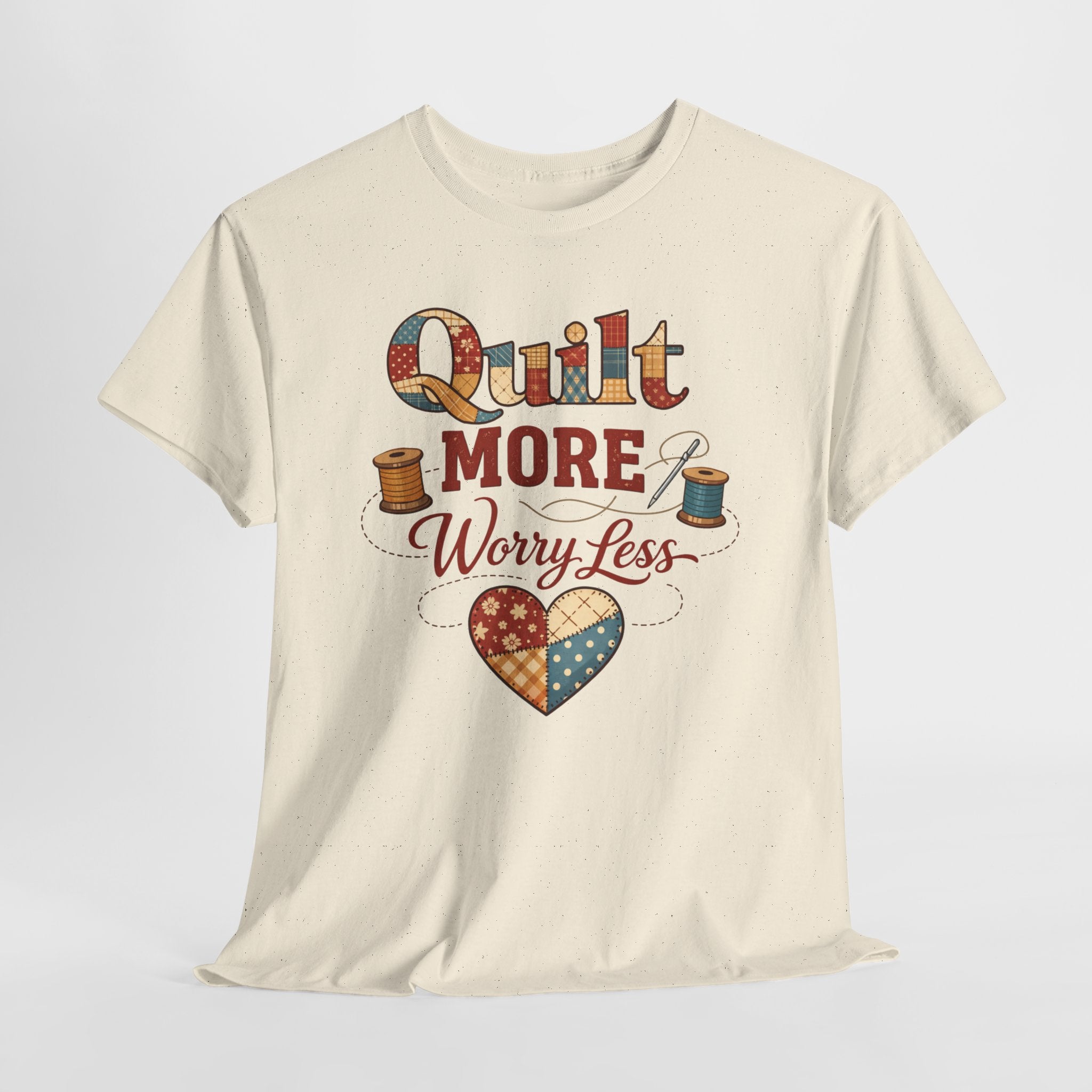 Quilt More Worry Less T-Shirt