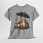 Bunny Lantern Tee — Cute Bunny with Umbrella & Lantern Graphic T-Shirt