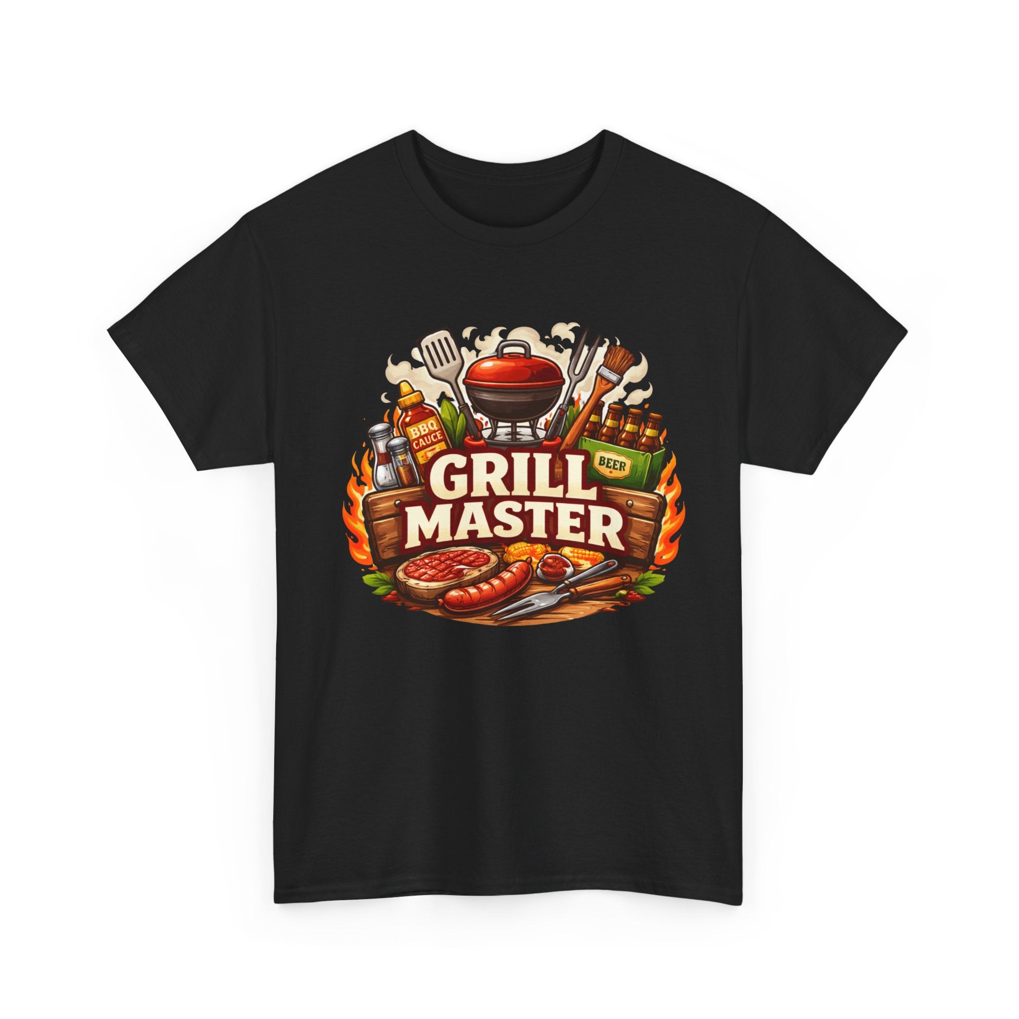 Grill Master T-Shirt — BBQ Dad & Pitmaster Tee