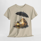 Bunny Lantern Tee — Cute Bunny with Umbrella & Lantern Graphic T-Shirt