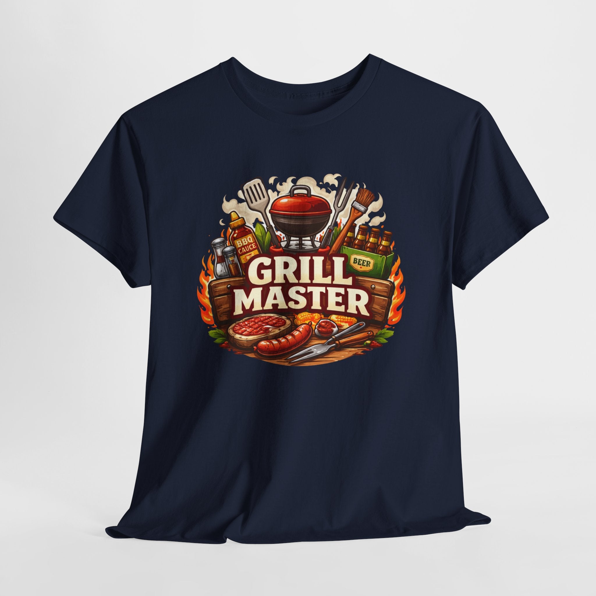 Grill Master T-Shirt — BBQ Dad & Pitmaster Tee